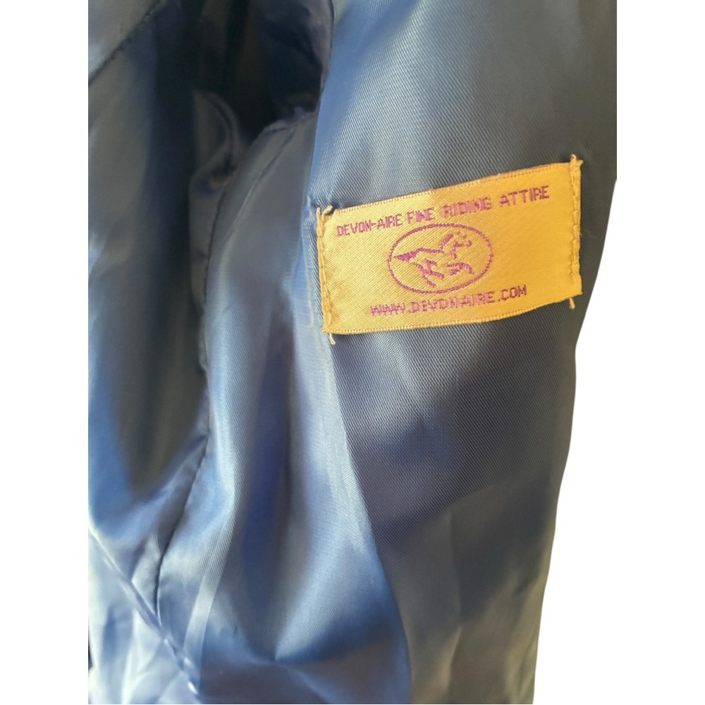 Women's Devon-Aire Black Equestrian Jacket M - Picture 6 of 6